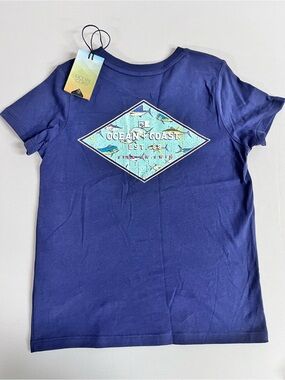 Brand New-Ocean+Coast Navy SinkSwim Graphic SS Tee